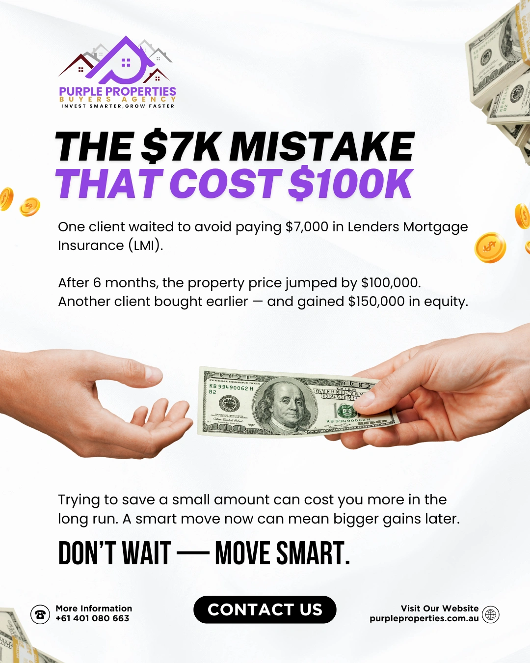 Purple Properties campaign creative