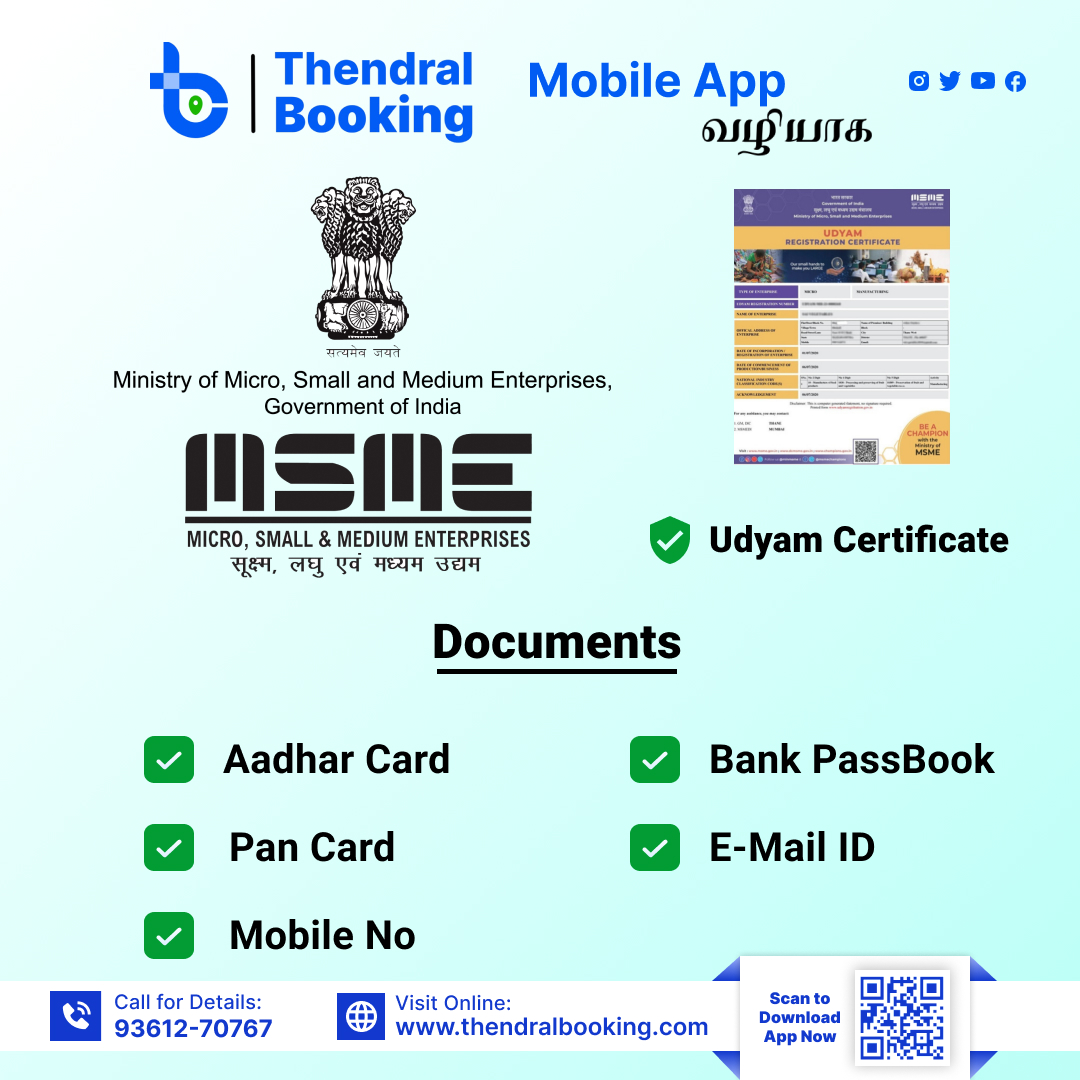 Thendral Booking Instagram advertising post